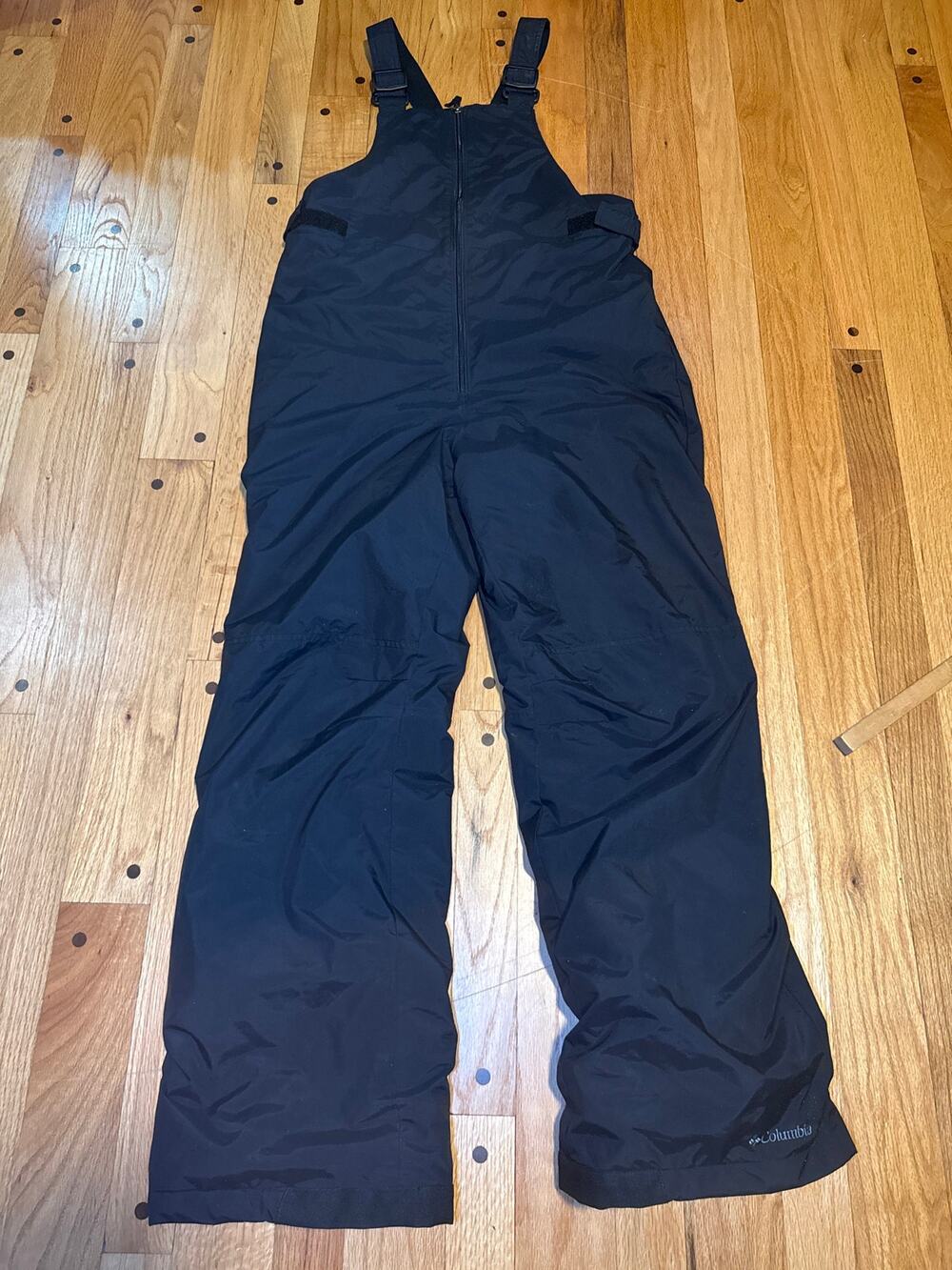 Columbia Snow Bib Pants Youth XL 18/20 Black Insulated Ski Snowboard Winter